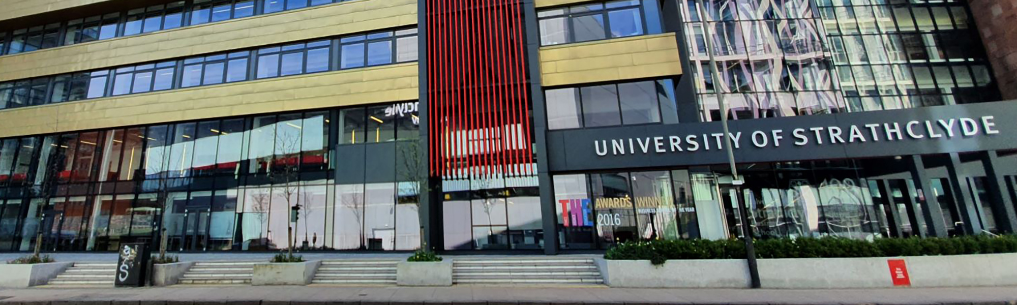 Entrance to Strathclyde Business School